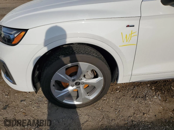 2023 Audi Q5 S line Premium Plus with VIN WA1EAAFY2P2117030, listed as a Copart auction lot 51511725 with Not provided miles and Salvage title. Bid and sale history available at DreamBid. Image 13.