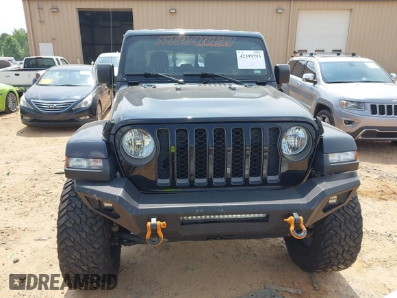 2021 Jeep Gladiator Willys with VIN 1C6HJTAG7ML514114, listed as a IAAI auction lot 42399793 with 78,829 mi miles and . Bid and sale history available at DreamBid. Image 12.