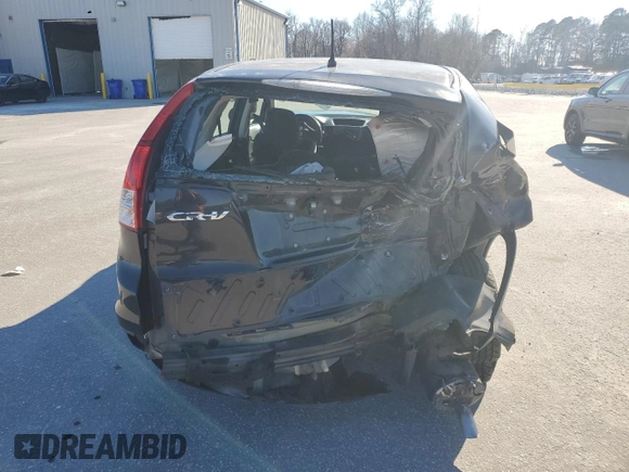 2014 Honda CR-V LX with VIN 5J6RM4H34EL034007, listed as a Copart auction lot 45872325 with 187,444 mi miles and Salvage Title. Bid and sale history available at DreamBid. Image 6.