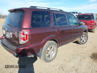 2007 Honda Pilot EX-L with VIN 2HKYF18677H524713, listed as a IAAI auction lot 41345312 with 169,957 mi miles and . Bid and sale history available at DreamBid. Image 4.