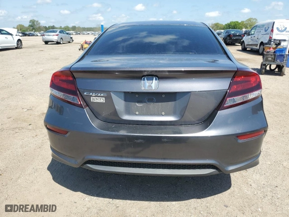 2015 Honda Civic Coupe LX with VIN 2HGFG3B54FH518439, listed as a Copart auction lot 51330275 with 122,703 mi miles and Salvage Title. Bid and sale history available at carsss.com. Image 6.