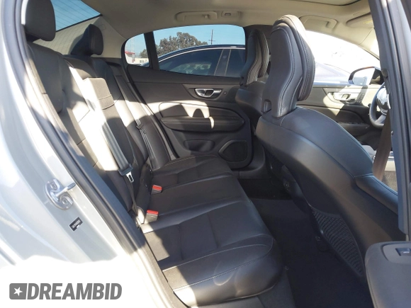 2024 Volvo S60 Core Dark Theme with VIN 7JRL12TK4RG309303, listed as a IAAI auction lot 41724775 with 7,061 mi miles and . Bid and sale history available at DreamBid. Image 8.