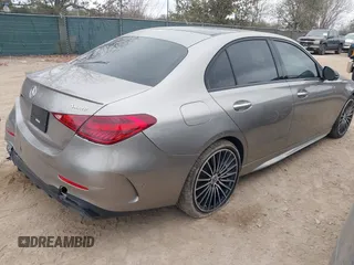 2024 Mercedes-Benz C 300 with VIN W1KAF4HB3RR177320, listed as a IAAI auction lot 41595252 with 4,741 mi miles and . Bid and sale history available at DreamBid. Image 4.