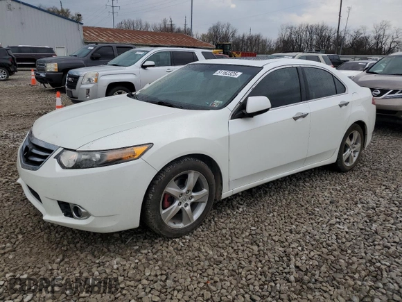 2012 Acura TSX with VIN JH4CU2F40CC022833, listed as a Copart auction lot 51162325 with 117,916 mi miles and Salvage Title. Bid and sale history available at carsss.com. Image 1.