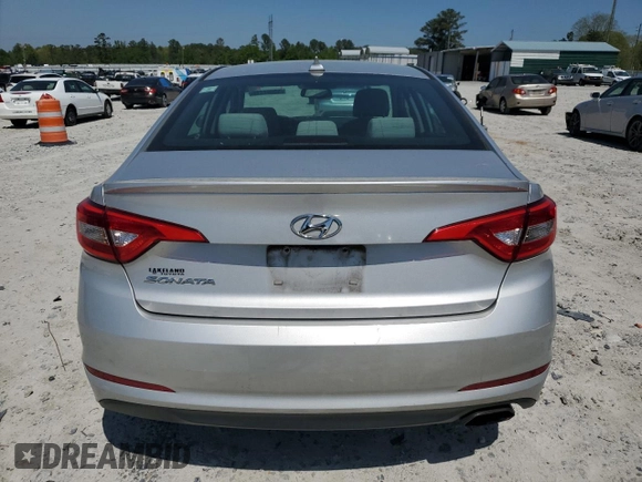 2016 Hyundai Sonata SE with VIN 5NPE24AF1GH294970, listed as a Copart auction lot 53002215 with 167,399 mi miles and Salvage Title. Bid and sale history available at DreamBid. Image 6.