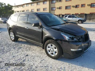 2017 Chevrolet Traverse LS with VIN 1GNKVFED7HJ107374, listed as a Copart auction lot 57341765 with 91,907 mi miles and Salvage title. Bid and sale history available at DreamBid. Image 4.