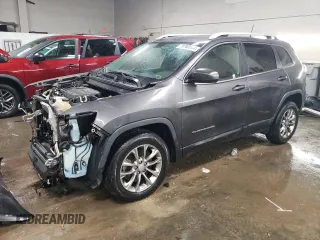 2019 Jeep Cherokee Latitude Plus with VIN 1C4PJLLN2KD196233, listed as a Copart auction lot 79740664 with 60,684 mi miles and Salvage Title. Bid and sale history available at carsss.com. Image 1.