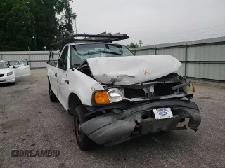 2004 Ford F-150 XL with VIN 2FTRF18244CA43689, listed as a Copart auction lot 57399855 with 152,772 mi miles and Salvage title. Bid and sale history available at DreamBid. Image 13.