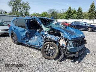 2022 Subaru Forester Wilderness with VIN JF2SKAMC3NH525898, listed as a Copart auction lot 59483215 with Not provided miles and Salvage title. Bid and sale history available at DreamBid. Image 4.