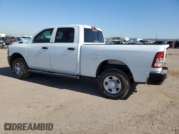 2024 Ram 2500 Tradesman z VIN 3C6UR5CJ4RG228480, wystawiony jako Copart lot #57084275 z przebiegiem 1 014 mil mil oraz Szkoda całkowita • Salvage title. Historia ofert i sprzedaży dostępna na DreamBid. Obrazek 2.