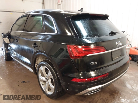 2023 Audi Q5 S line Prestige with VIN WA1FAAFY4P2063959, listed as a IAAI auction lot 41615330 with 38,991 mi miles and . Bid and sale history available at DreamBid. Image 3.