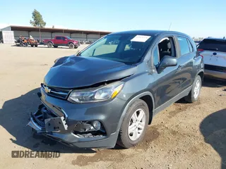 2020 Chevrolet Trax LS with VIN 3GNCJKSB1LL240323, listed as a IAAI auction lot 42011374 with 108,561 mi miles and . Bid and sale history available at carsss.com. Image 17.
