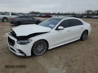2024 Mercedes-Benz S 580 с VIN W1K6G7GB7RA274038, выставлен на аукционе Copart как лот 42456595 с пробегом 5 810 миль миль и Списание • Salvage title. История ставок и продаж доступна на DreamBid. Изображение 1.
