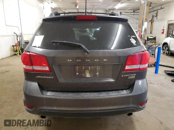 2015 Dodge Journey SXT with VIN 3C4PDCCG9FT722284, listed as a Copart auction lot 84937724 with 210,747 mi miles and Salvage title. Bid and sale history available at DreamBid. Image 6.