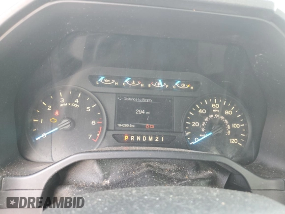 2016 Ford F-150 XL with VIN 1FTEX1CP1GFD12884, listed as a Copart auction lot 50345345 with 194,286 mi miles and Clean Title. Bid and sale history available at carsss.com. Image 9.