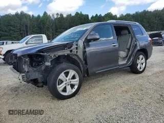 2010 Toyota Highlander Limited with VIN 5TDDK3EH1AS002074, listed as a Copart auction lot 61132555 with 69,600 mi miles and Salvage title. Bid and sale history available at DreamBid. Image 1.