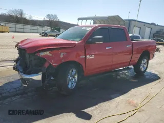 2017 Ram 1500 SLT with VIN 1C6RR7TTXHS677236, listed as a Copart auction lot 48364235 with 166,224 mi miles and Salvage title. Bid and sale history available at DreamBid. Image 1.