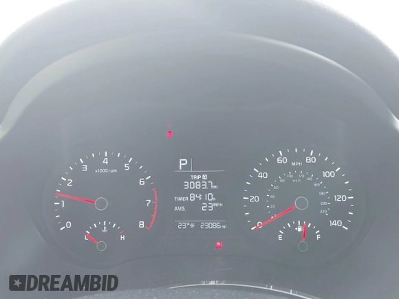 2020 Kia Rio S with VIN 3KPA25AD2LE342042, listed as a IAAI auction lot 41585066 with 23,086 mi miles and . Bid and sale history available at DreamBid. Image 7.
