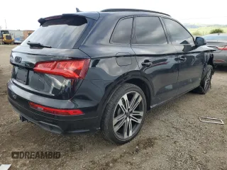 2018 Audi SQ5 Premium Plus with VIN WA1A4AFY9J2221365, listed as a Copart auction lot 48066074 with 54,395 mi miles and . Bid and sale history available at DreamBid. Image 3.