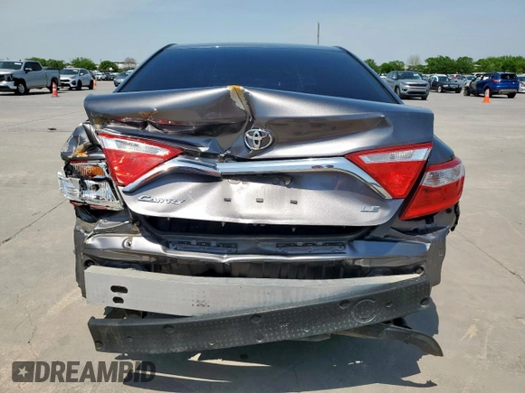 2016 Toyota Camry XLE with VIN 4T4BF1FK1GR519536, listed as a Copart auction lot 52976475 with 158,750 mi miles and Salvage Title. Bid and sale history available at carsss.com. Image 6.