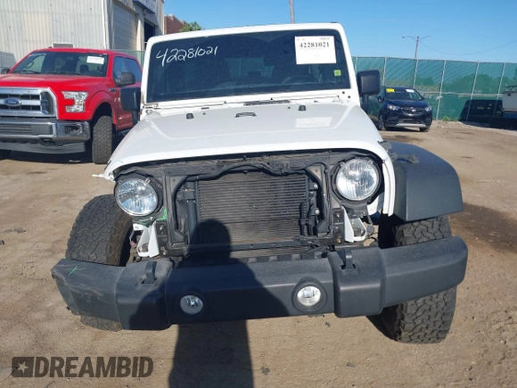 2018 Jeep Wrangler Unlimited Sport S with VIN 1C4HJWDG8JL928813, listed as a IAAI auction lot 42281021 with 71,001 mi miles and . Bid and sale history available at DreamBid. Image 13.