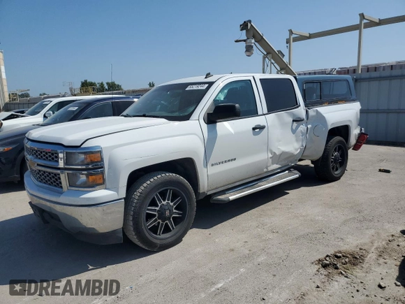 2014 Chevrolet Silverado 1500 LT with VIN 3GCPCREH7EG427915, listed as a Copart auction lot 65219244 with 127,778 mi miles and Salvage Title. Bid and sale history available at DreamBid. Image 1.