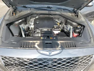 2021 Genesis GV80 with VIN KMUHBDSB1MU040490, listed as a Copart auction lot 58722915 with 49,981 mi miles and Salvage title. Bid and sale history available at DreamBid. Image 11.