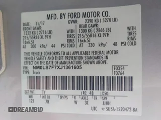 2018 Ford Transit Connect XLT with VIN NM0LS7F7XJ1361605, listed as a IAAI auction lot 42522183 with 181,426 mi miles and . Bid and sale history available at DreamBid. Image 9.