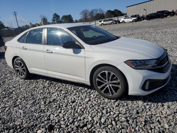 2023 Volkswagen Jetta Sport with VIN 3VWBM7BU4PM040057, listed as a Copart auction lot 43955735 with 33,467 mi miles and Salvage Title. Bid and sale history available at carsss.com. Image 4.