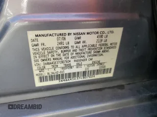 2007 Nissan Maxima 3.5 SE with VIN 1N4BA41E37C807604, listed as a Copart auction lot 49648385 with 123,607 mi miles and Clean Title. Bid and sale history available at carsss.com. Image 13.