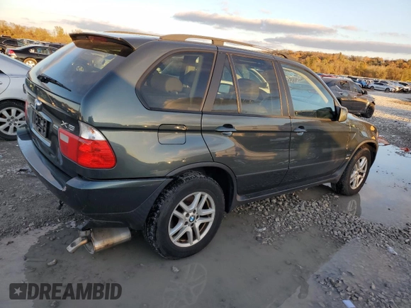 2006 BMW X5 3.0i with VIN 5UXFA13596LY39400, listed as a Copart auction lot 79711194 with 0 mi miles and Salvage Title. Bid and sale history available at carsss.com. Image 3.