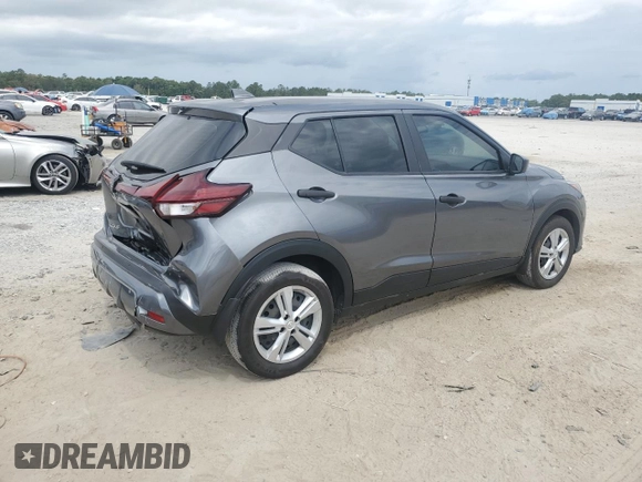 2023 Nissan Kicks S with VIN 3N1CP5BV7PL523451, listed as a Copart auction lot 54800095 with 11,333 mi miles and Salvage Title. Bid and sale history available at DreamBid. Image 3.