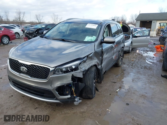 2016 Kia Sorento EX with VIN 5XYPHDA59GG004366, listed as a IAAI auction lot 41723841 with 23,284 mi miles. Bid and sale history available at carsss.com. Image 2.