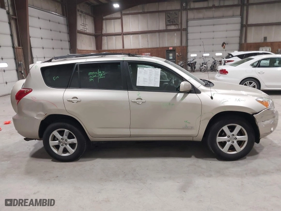 2008 Toyota RAV4 Ltd with VIN JTMBD31V086072673, listed as a IAAI auction lot 41891194 with 134,360 mi miles. Bid and sale history available at carsss.com. Image 13.