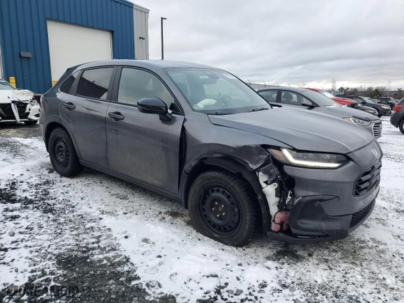 2024 Honda HR-V Sport with VIN 3CZRZ2H5XRM111569, listed as a Copart auction lot 87631925 with 16,843 mi miles and Salvage Title. Bid and sale history available at carsss.com. Image 4.