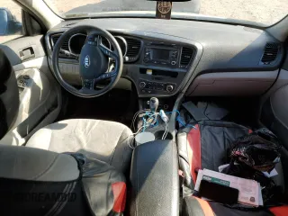 2013 Kia Optima LX with VIN KNAGM4A7XD5390018, listed as a Copart auction lot 53112915 with 0 mi miles and Salvage Title. Bid and sale history available at carsss.com. Image 8.
