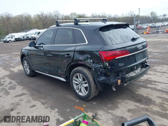 2022 Audi Q5 S line Premium with VIN WA1GAAFY4N2046211, listed as a IAAI auction lot 41934968 with 36,437 mi miles and . Bid and sale history available at DreamBid. Image 3.