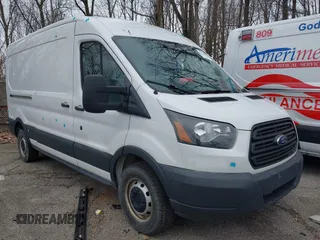 2018 Ford Transit with VIN 1FTBW2CM1JKA87267, listed as a IAAI auction lot 41799930 with 119,444 mi miles. Bid and sale history available at carsss.com. Image 1.