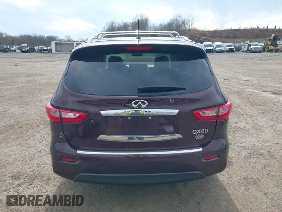 2014 Infiniti QX60 with VIN 5N1AL0MM3EC529582, listed as a IAAI auction lot 41844458 with 127,063 mi miles and . Bid and sale history available at carsss.com. Image 17.