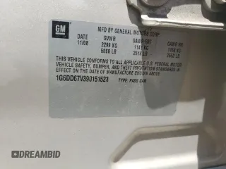 2009 Cadillac STS AWD z VIN 1G6DD67V390151523, wystawiony jako Copart lot #58758675 z przebiegiem Nie podano mil oraz Szkoda całkowita • Salvage title. Historia ofert i sprzedaży dostępna na DreamBid. Obrazek 12.