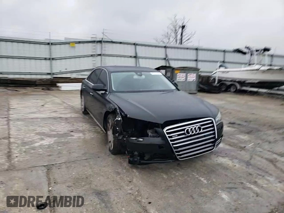 2013 Audi A8 L 3.0L with VIN WAURGAFD2DN001126, listed as a Copart auction lot 87213164 with 116,694 mi miles and Salvage Title. Bid and sale history available at carsss.com. Image 10.