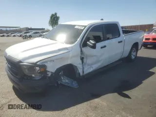 2023 Ram 1500 Tradesman с VIN 1C6RRENT0PN693234, выставлен на аукционе Copart как лот 61307425 с пробегом 6 302 миль миль и Списание • Salvage title. История ставок и продаж доступна на DreamBid. Изображение 1.
