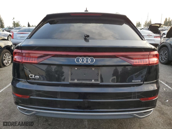 2019 Audi Q8 Premium with VIN WA1AVAF13KD011091, listed as a Copart auction lot 42873545 with 13,868 mi miles and Salvage Title. Bid and sale history available at carsss.com. Image 6.