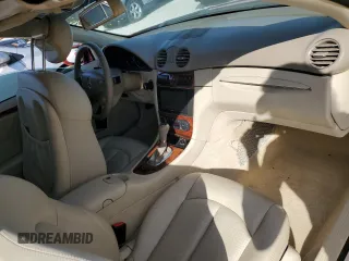 2005 Mercedes-Benz CLK-Class 5.0L with VIN WDBTK75J15F146508, listed as a Copart auction lot 77762524 with 0 mi miles and Salvage Title. Bid and sale history available at carsss.com. Image 8.