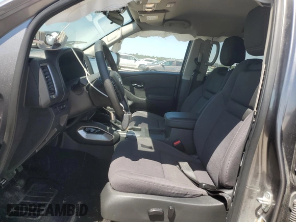 2023 Nissan Frontier SV with VIN 1N6ED1EJ9PN662851, listed as a Copart auction lot 52243205 with 48,708 mi miles and Salvage title. Bid and sale history available at DreamBid. Image 7.