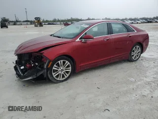 2016 Lincoln MKZ with VIN 3LN6L2G98GR634146, listed as a Copart auction lot 46396495 with 48,433 mi miles and Salvage Title. Bid and sale history available at carsss.com. Image 1.