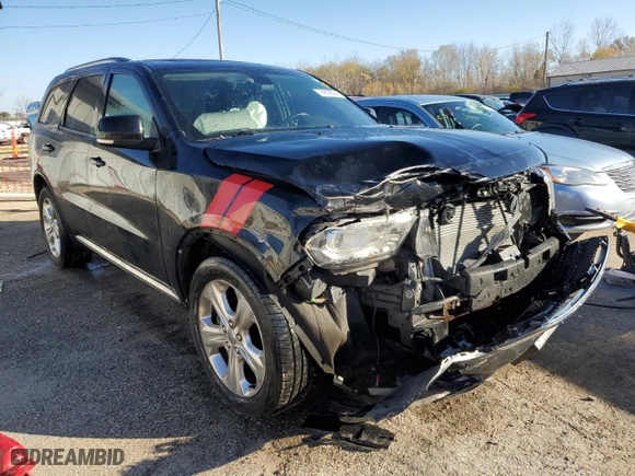 2014 Dodge Durango Limited with VIN 1C4SDJDT2EC349495, listed as a Copart auction lot 78818504 with 136,193 mi miles and Salvage Title. Bid and sale history available at carsss.com. Image 4.