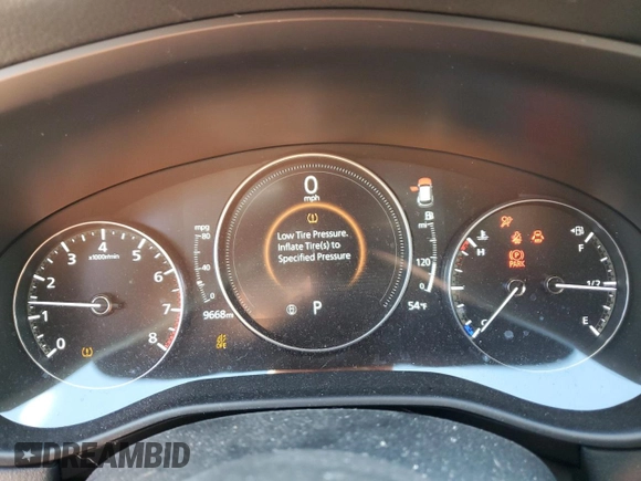 2024 Mazda CX-50 2.5 S Preferred Package with VIN 7MMVABBM9RN163017, listed as a Copart auction lot 51223075 with 9,668 mi miles and Salvage Title. Bid and sale history available at carsss.com. Image 9.