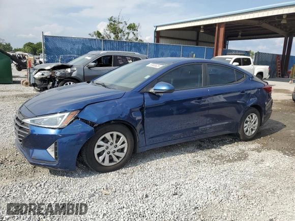 2019 Hyundai Elantra SE with VIN 5NPD74LF8KH497616, listed as a Copart auction lot 55968625 with 197,064 mi miles and Non Repairable. Bid and sale history available at DreamBid. Image 1.