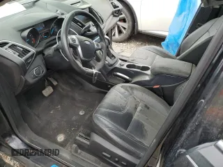 2013 Ford Escape Titanium with VIN 1FMCU9J95DUD63326, listed as a Copart auction lot 54675385 with 76,339 mi miles and Salvage title. Bid and sale history available at DreamBid. Image 7.